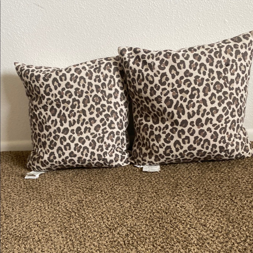 Leopard Pattern Accent Pillows